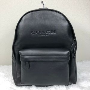 Coach Charles Backpack Black NWT